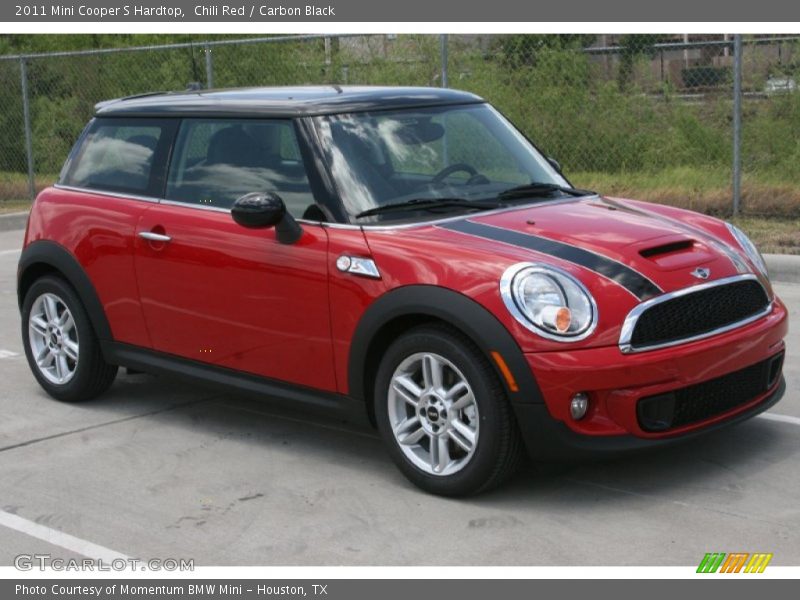 Chili Red / Carbon Black 2011 Mini Cooper S Hardtop