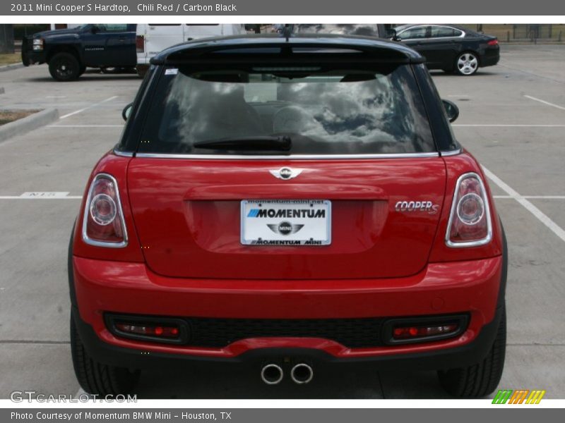 Chili Red / Carbon Black 2011 Mini Cooper S Hardtop