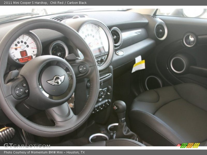 Chili Red / Carbon Black 2011 Mini Cooper S Hardtop