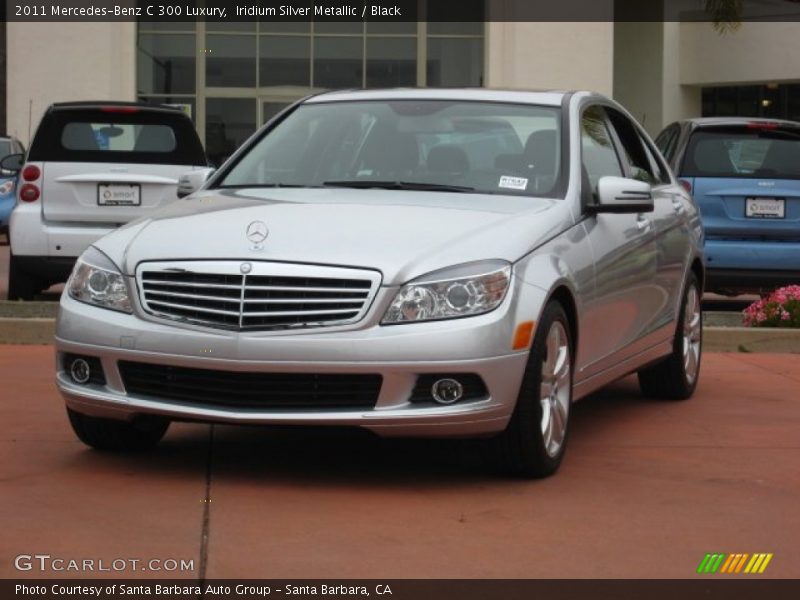 Iridium Silver Metallic / Black 2011 Mercedes-Benz C 300 Luxury