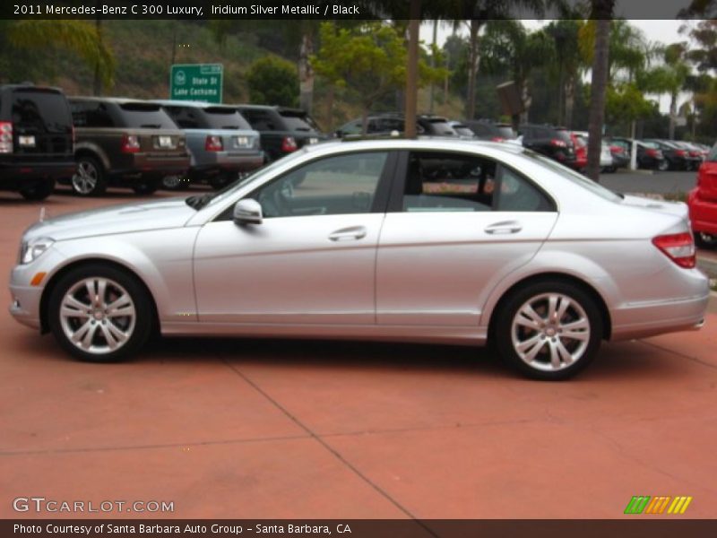 Iridium Silver Metallic / Black 2011 Mercedes-Benz C 300 Luxury