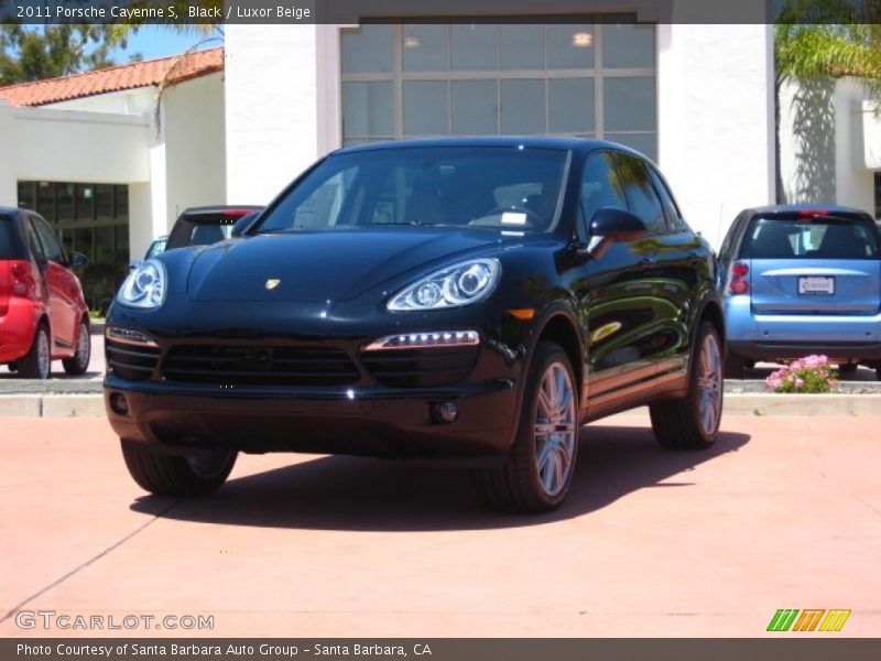 Black / Luxor Beige 2011 Porsche Cayenne S