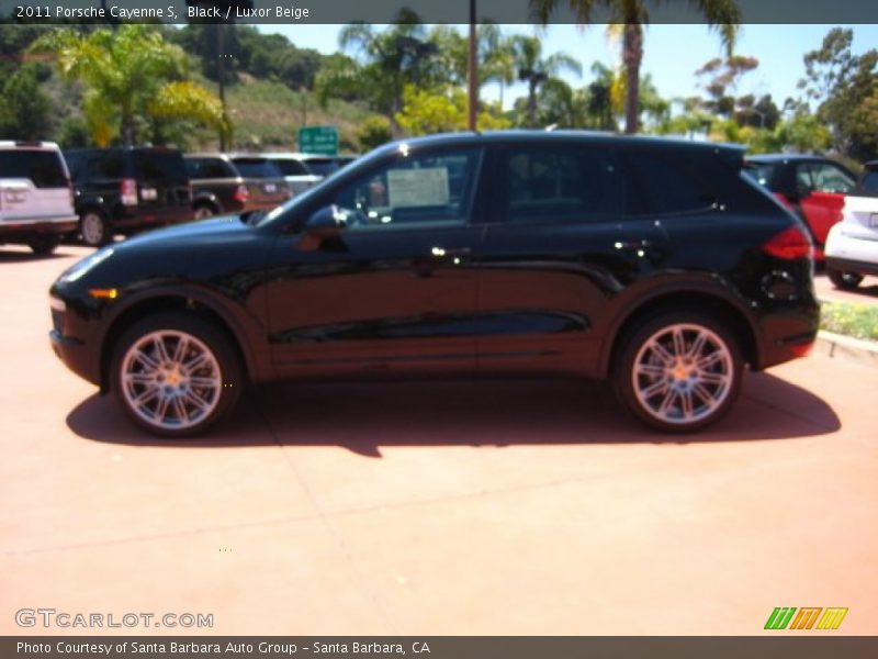 Black / Luxor Beige 2011 Porsche Cayenne S