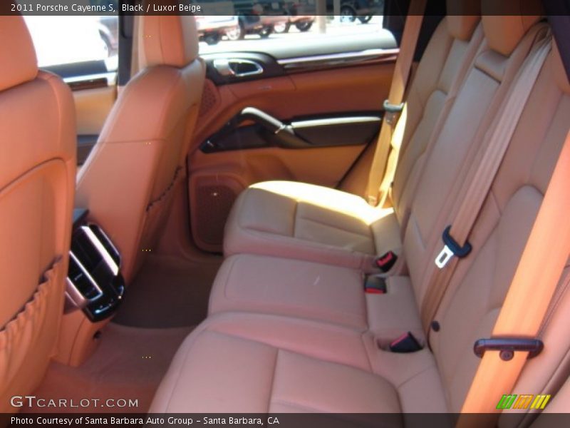 Black / Luxor Beige 2011 Porsche Cayenne S