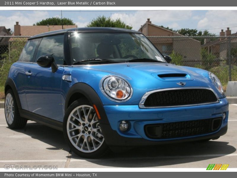 Laser Blue Metallic / Carbon Black 2011 Mini Cooper S Hardtop