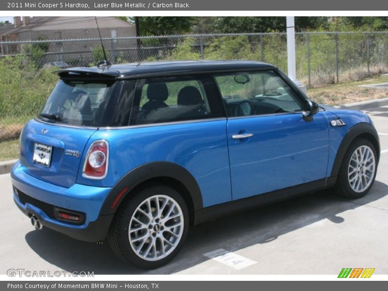 Laser Blue Metallic / Carbon Black 2011 Mini Cooper S Hardtop