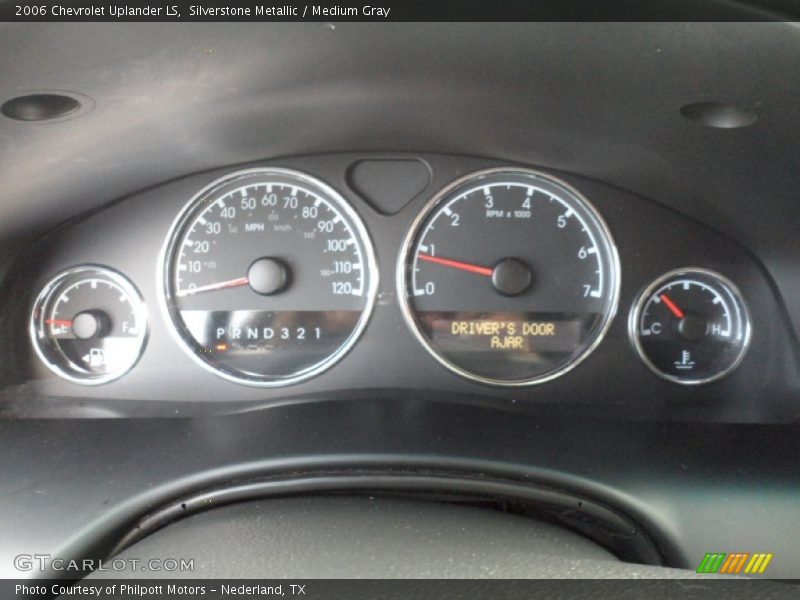 Silverstone Metallic / Medium Gray 2006 Chevrolet Uplander LS