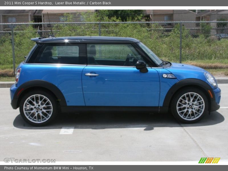 Laser Blue Metallic / Carbon Black 2011 Mini Cooper S Hardtop