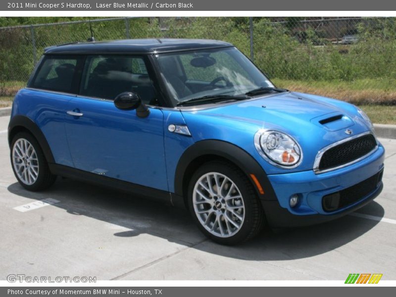 Laser Blue Metallic / Carbon Black 2011 Mini Cooper S Hardtop