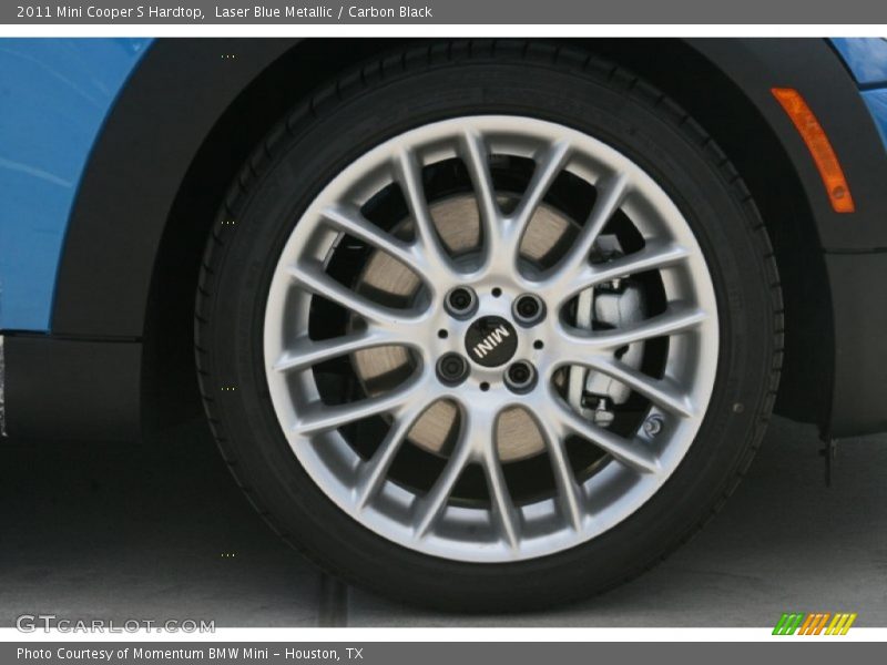 Laser Blue Metallic / Carbon Black 2011 Mini Cooper S Hardtop