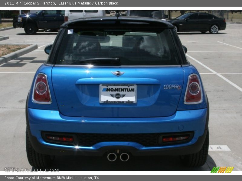 Laser Blue Metallic / Carbon Black 2011 Mini Cooper S Hardtop