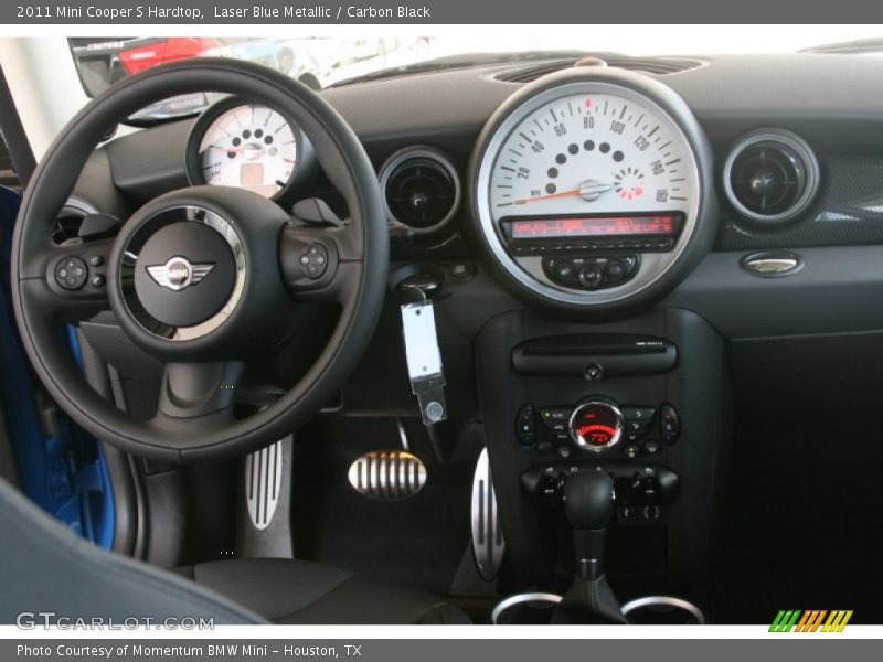 Laser Blue Metallic / Carbon Black 2011 Mini Cooper S Hardtop