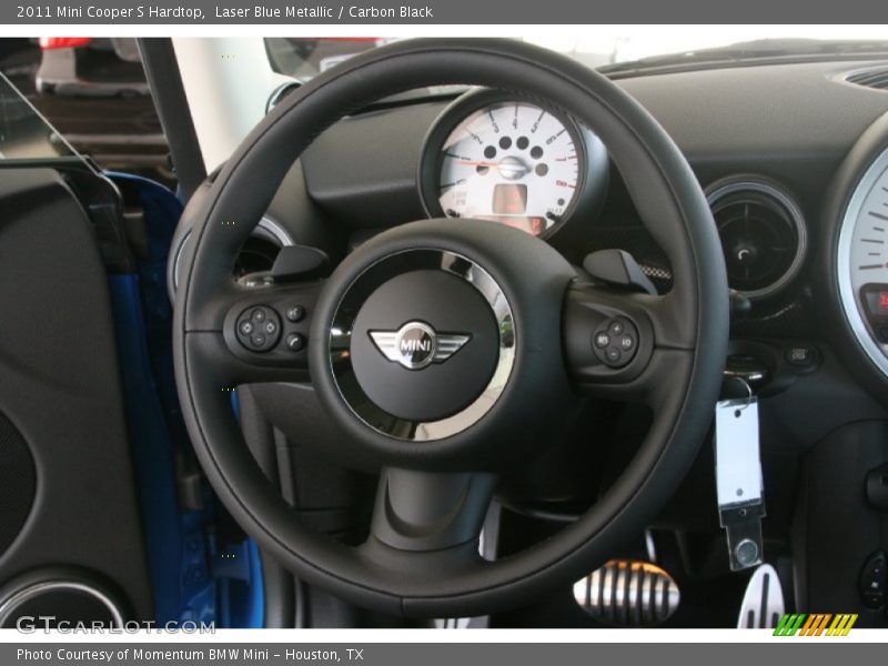 Laser Blue Metallic / Carbon Black 2011 Mini Cooper S Hardtop