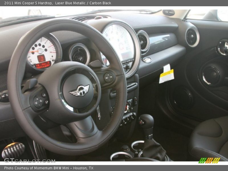 Laser Blue Metallic / Carbon Black 2011 Mini Cooper S Hardtop