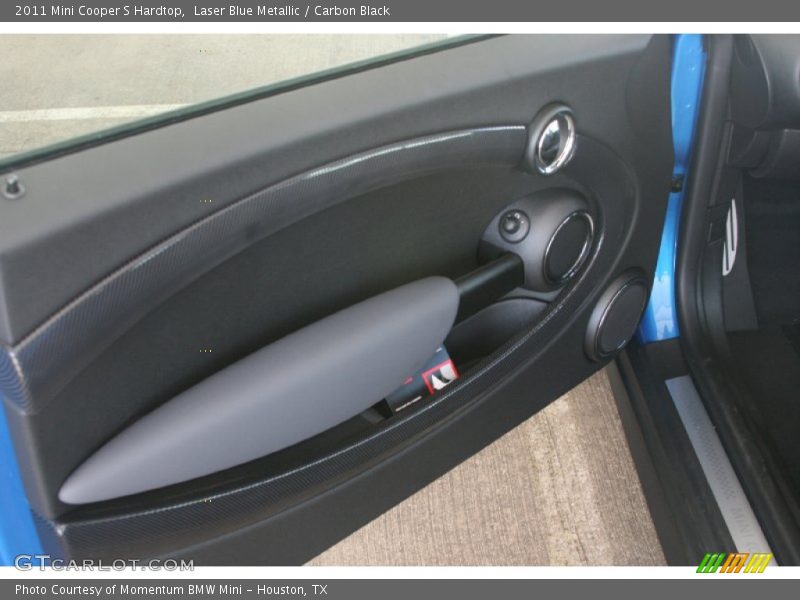 Laser Blue Metallic / Carbon Black 2011 Mini Cooper S Hardtop