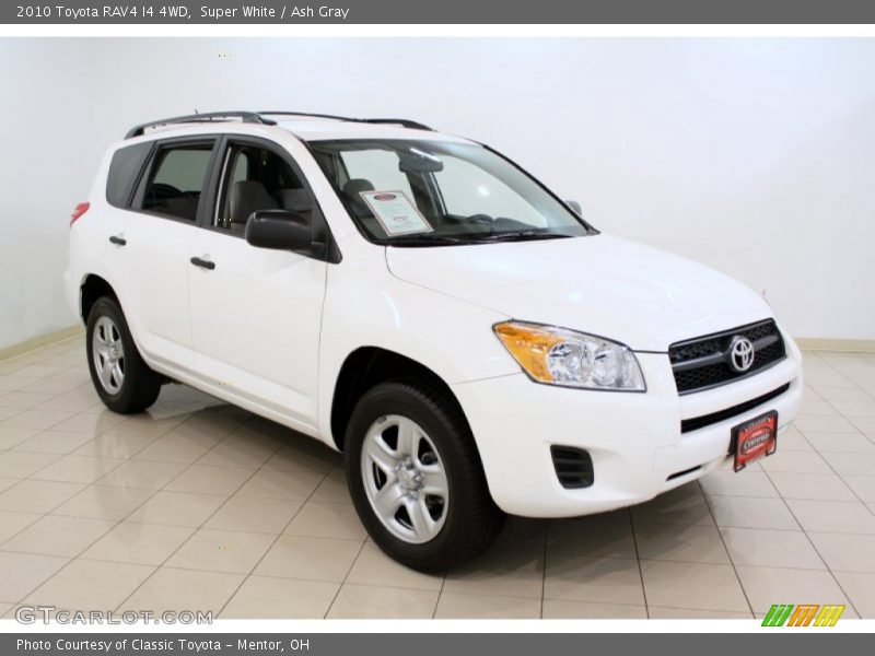 Super White / Ash Gray 2010 Toyota RAV4 I4 4WD