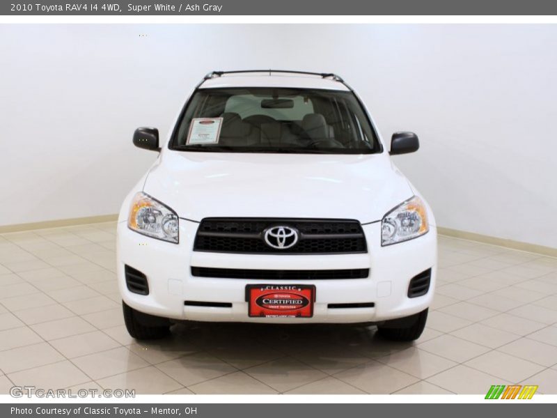 Super White / Ash Gray 2010 Toyota RAV4 I4 4WD