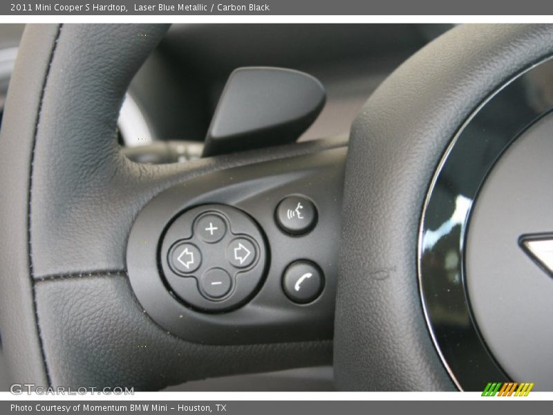 Laser Blue Metallic / Carbon Black 2011 Mini Cooper S Hardtop