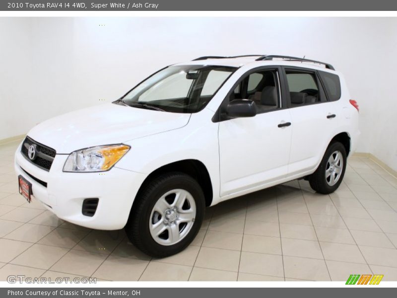 Super White / Ash Gray 2010 Toyota RAV4 I4 4WD