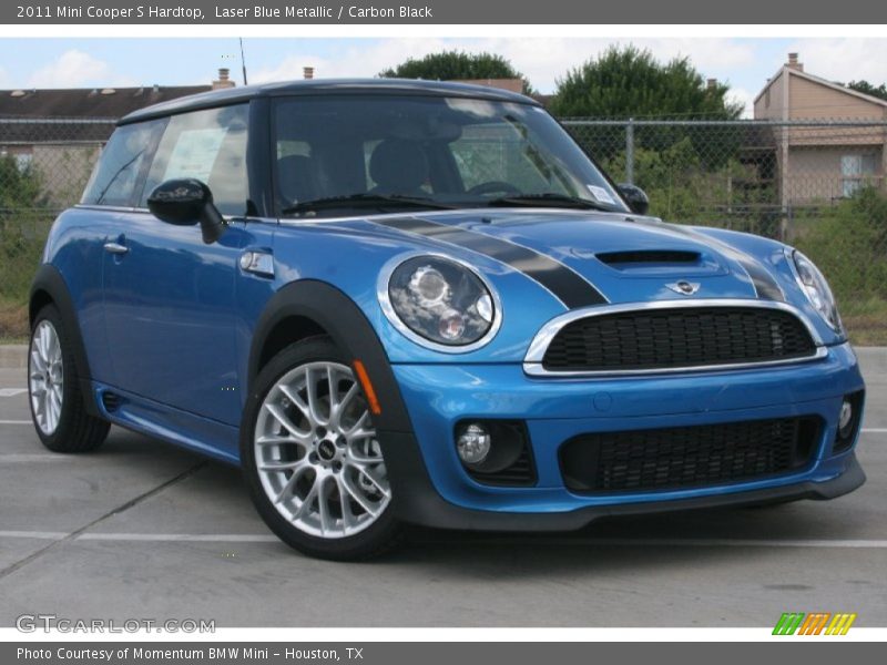 Laser Blue Metallic / Carbon Black 2011 Mini Cooper S Hardtop