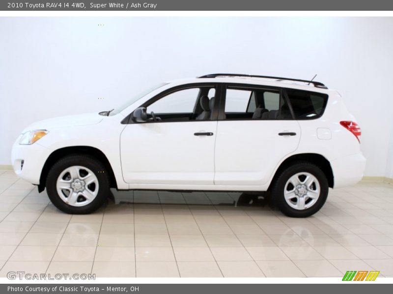 Super White / Ash Gray 2010 Toyota RAV4 I4 4WD