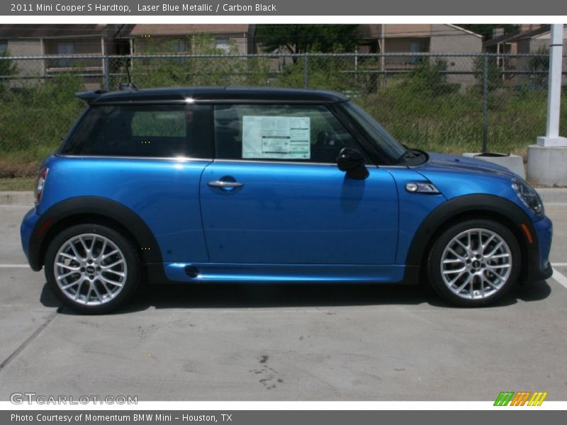 Laser Blue Metallic / Carbon Black 2011 Mini Cooper S Hardtop