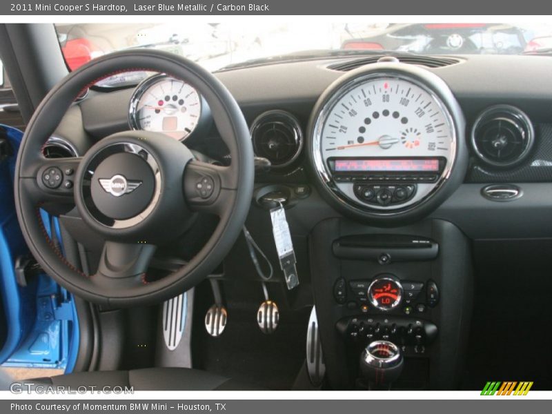 Laser Blue Metallic / Carbon Black 2011 Mini Cooper S Hardtop