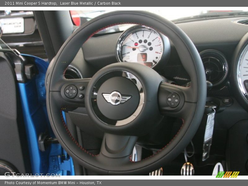 Laser Blue Metallic / Carbon Black 2011 Mini Cooper S Hardtop