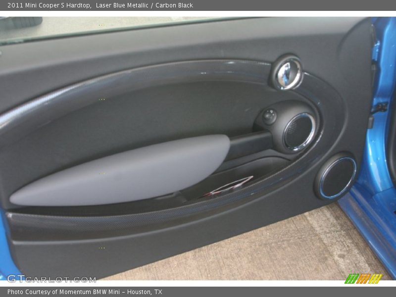 Laser Blue Metallic / Carbon Black 2011 Mini Cooper S Hardtop
