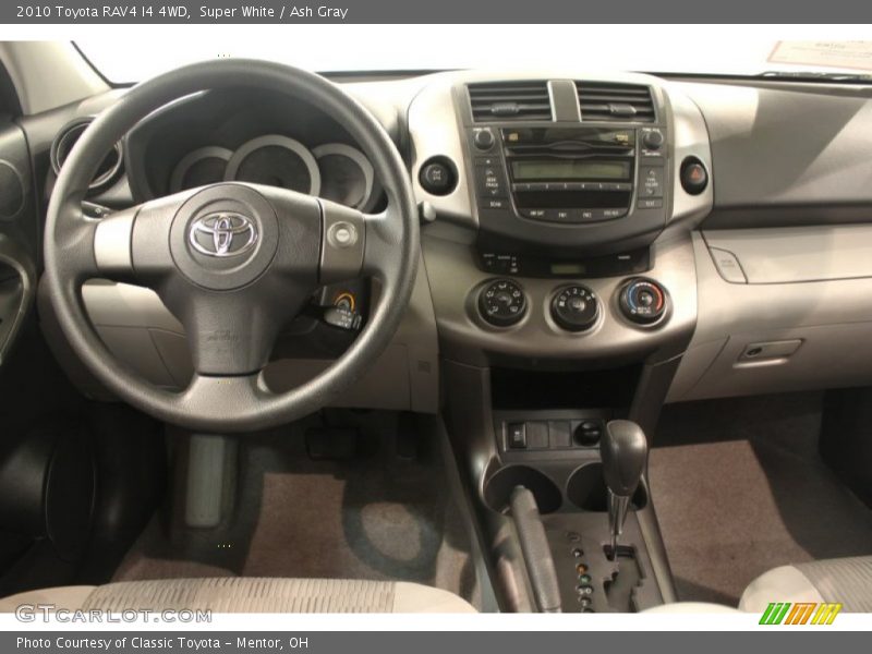 Super White / Ash Gray 2010 Toyota RAV4 I4 4WD