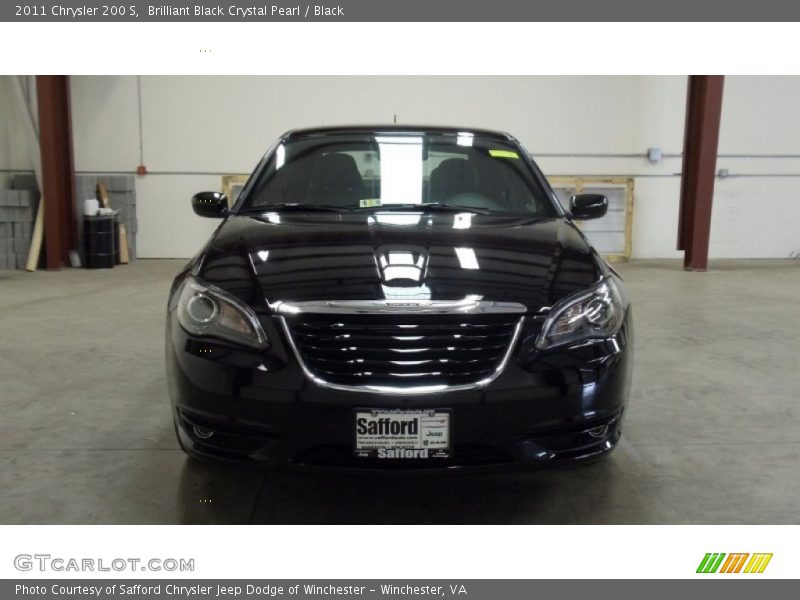 Brilliant Black Crystal Pearl / Black 2011 Chrysler 200 S