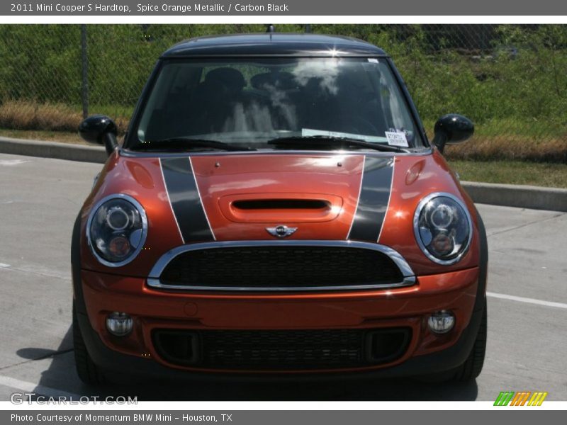 Spice Orange Metallic / Carbon Black 2011 Mini Cooper S Hardtop