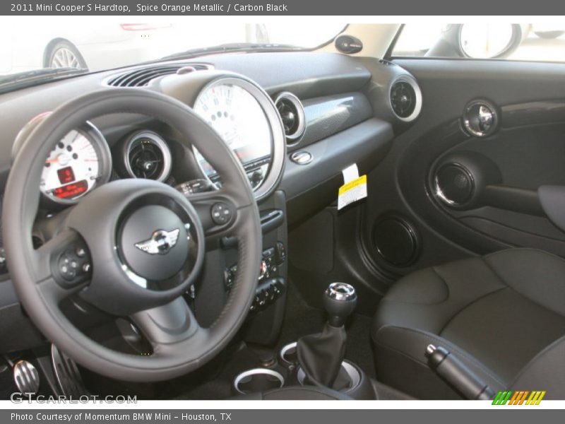  2011 Cooper S Hardtop Carbon Black Interior