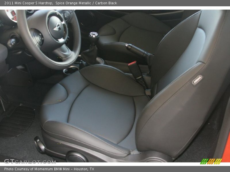  2011 Cooper S Hardtop Carbon Black Interior