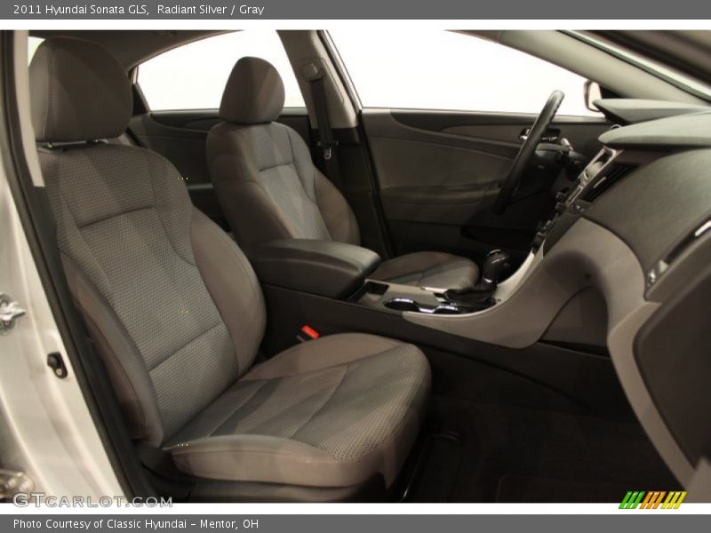 Radiant Silver / Gray 2011 Hyundai Sonata GLS
