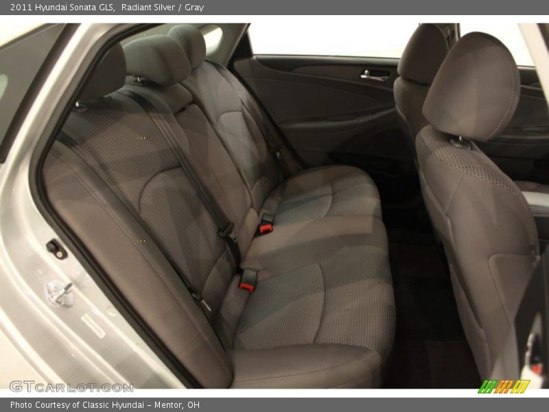 Radiant Silver / Gray 2011 Hyundai Sonata GLS