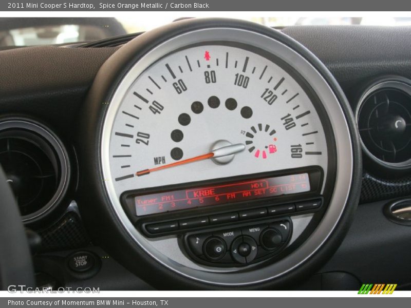 Spice Orange Metallic / Carbon Black 2011 Mini Cooper S Hardtop