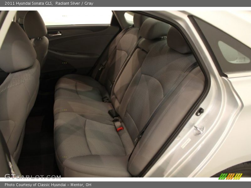 Radiant Silver / Gray 2011 Hyundai Sonata GLS