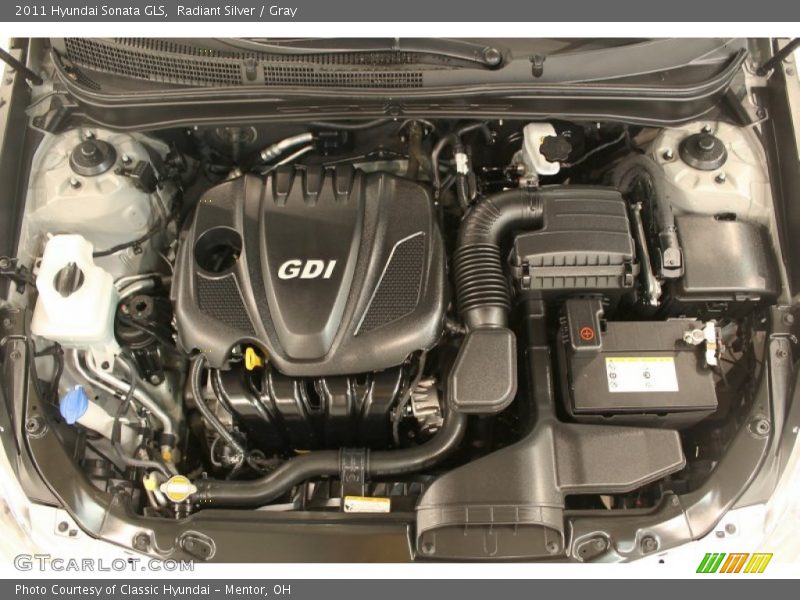 Radiant Silver / Gray 2011 Hyundai Sonata GLS