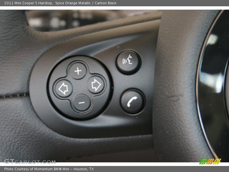 Spice Orange Metallic / Carbon Black 2011 Mini Cooper S Hardtop