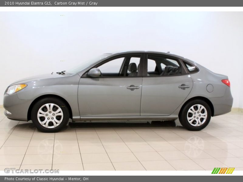 Carbon Gray Mist / Gray 2010 Hyundai Elantra GLS