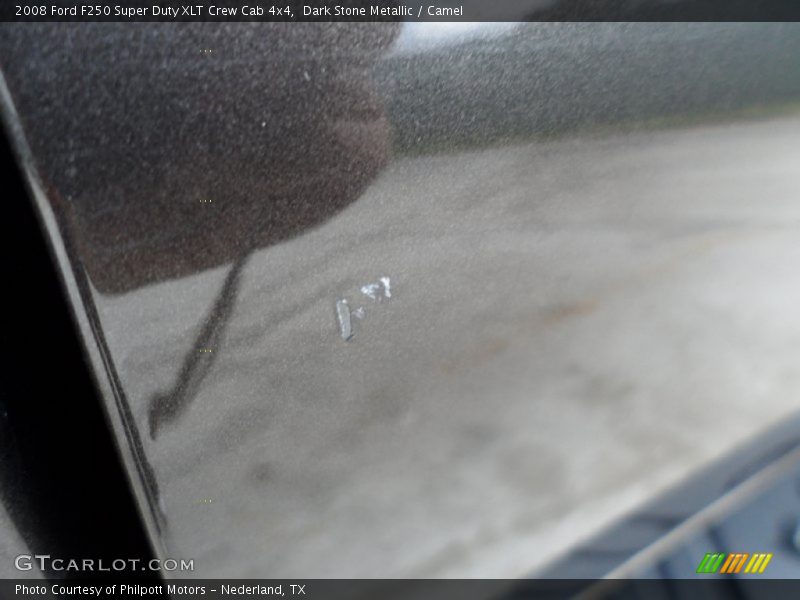 Dark Stone Metallic / Camel 2008 Ford F250 Super Duty XLT Crew Cab 4x4