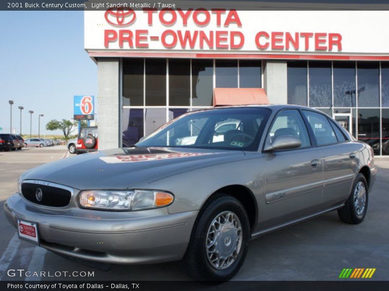 Light Sandrift Metallic / Taupe 2001 Buick Century Custom