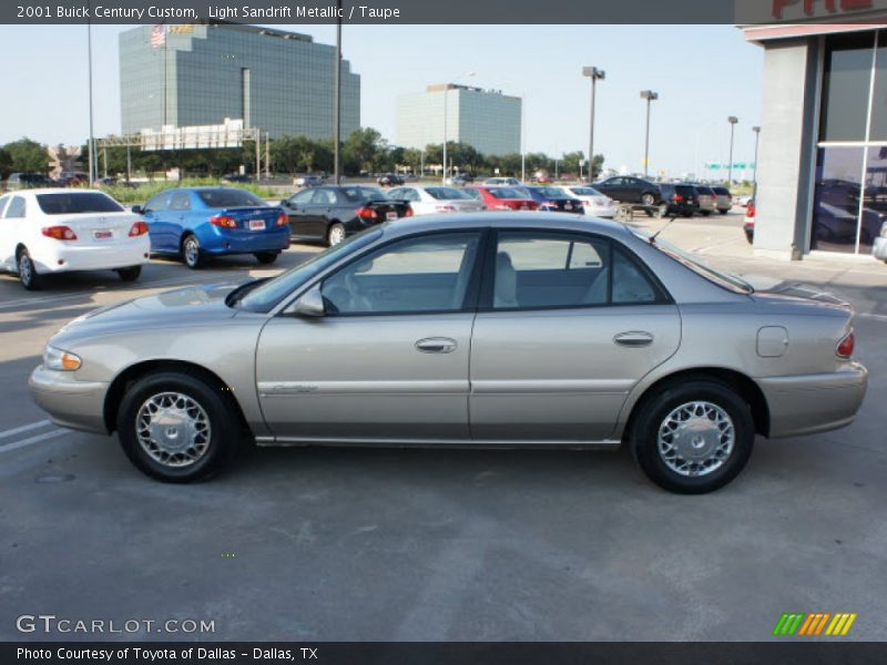 Light Sandrift Metallic / Taupe 2001 Buick Century Custom