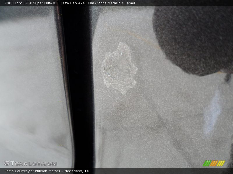 Dark Stone Metallic / Camel 2008 Ford F250 Super Duty XLT Crew Cab 4x4