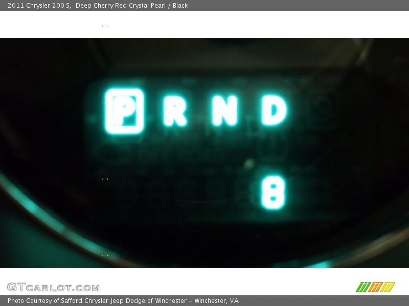 Deep Cherry Red Crystal Pearl / Black 2011 Chrysler 200 S