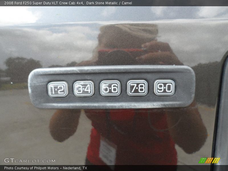 Dark Stone Metallic / Camel 2008 Ford F250 Super Duty XLT Crew Cab 4x4
