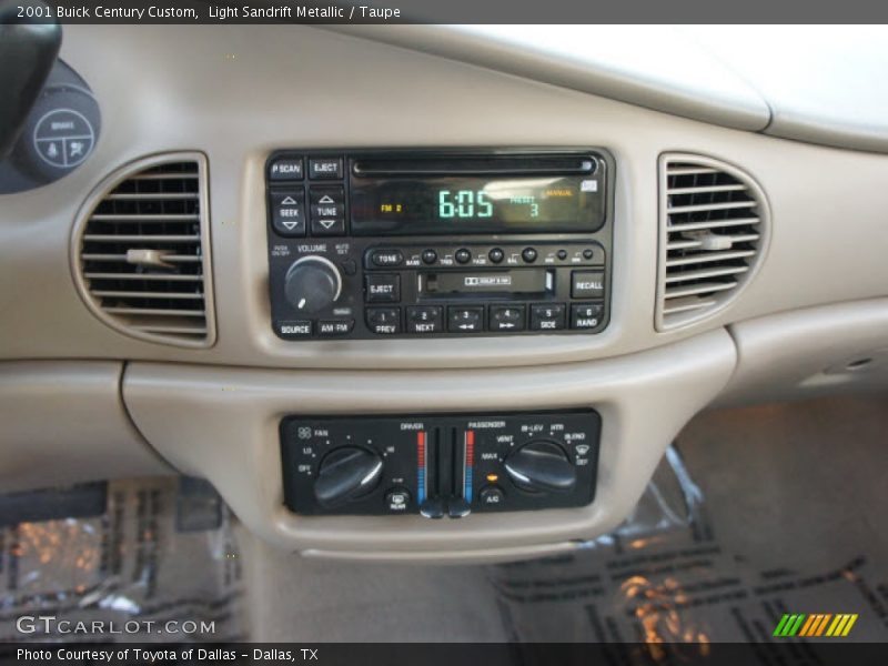 Light Sandrift Metallic / Taupe 2001 Buick Century Custom