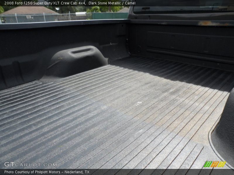 Dark Stone Metallic / Camel 2008 Ford F250 Super Duty XLT Crew Cab 4x4