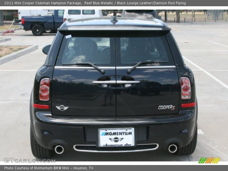 Reef Blue Metallic / Black Lounge Leather/Damson Red Piping 2011 Mini Cooper Clubman Hampton Package
